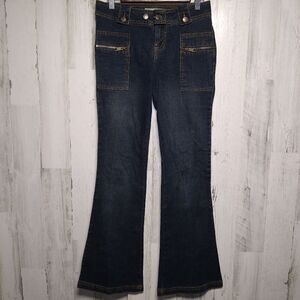 Paris Blues Soulmate Jeans Size 3 Bootcut Zippered Pockets